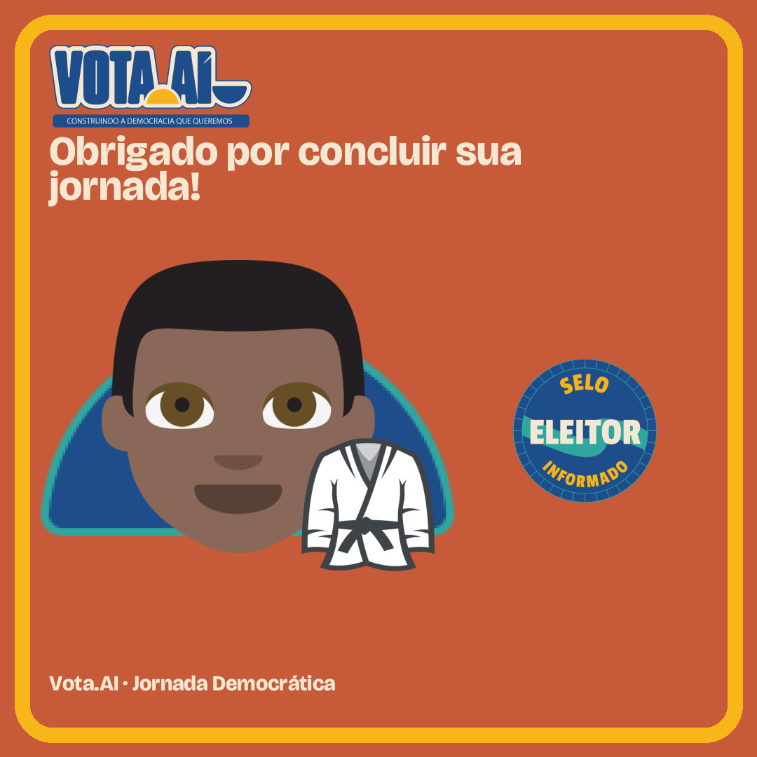 Resultado da Jornada Democrática no Vota.AI