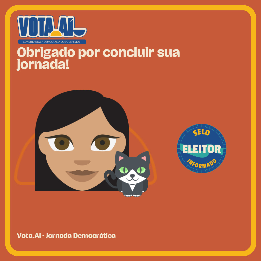 Resultado da Jornada Democrática no Vota.AI